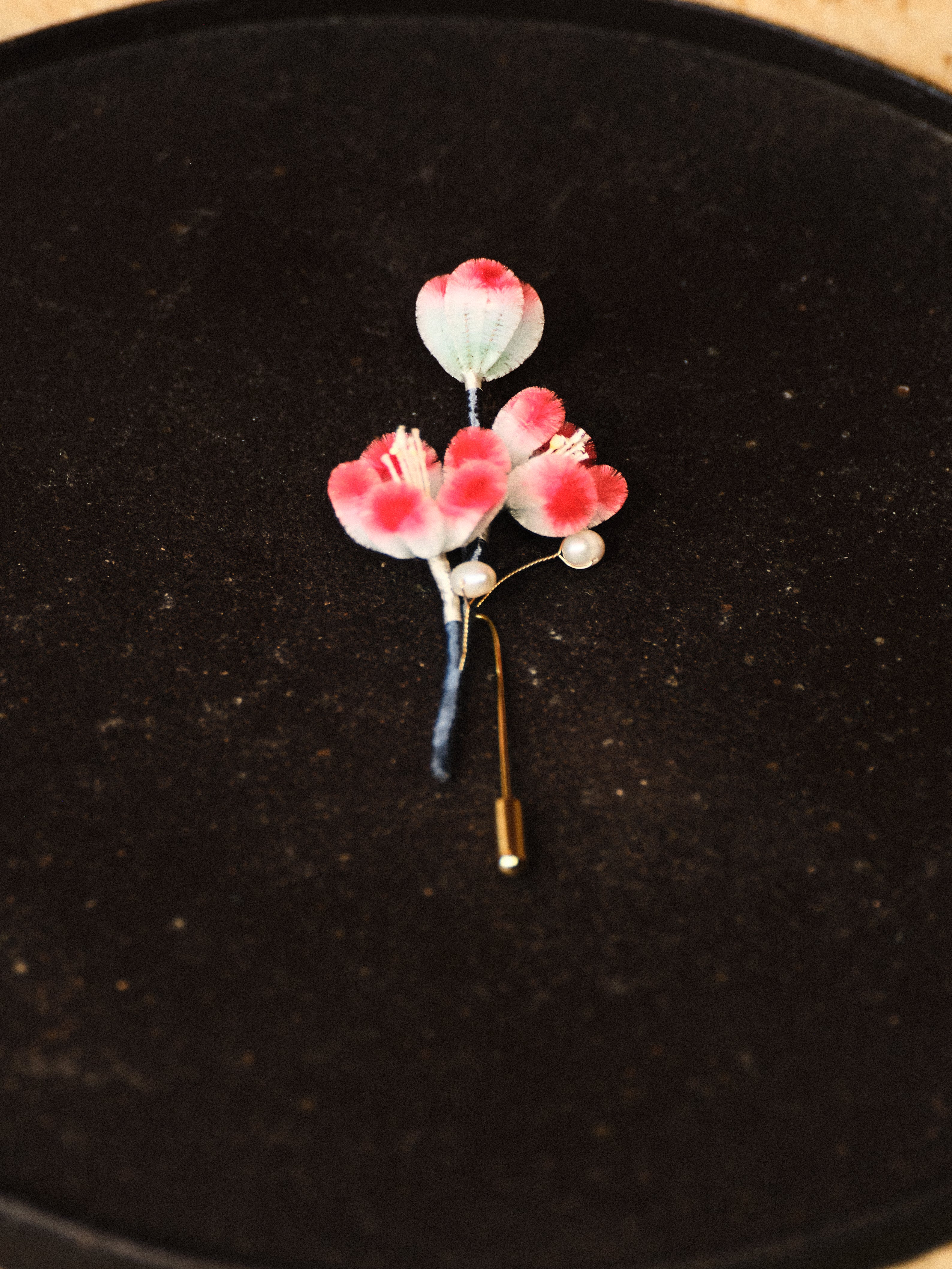 Ronghua Flower Brooch, Plum Blossom