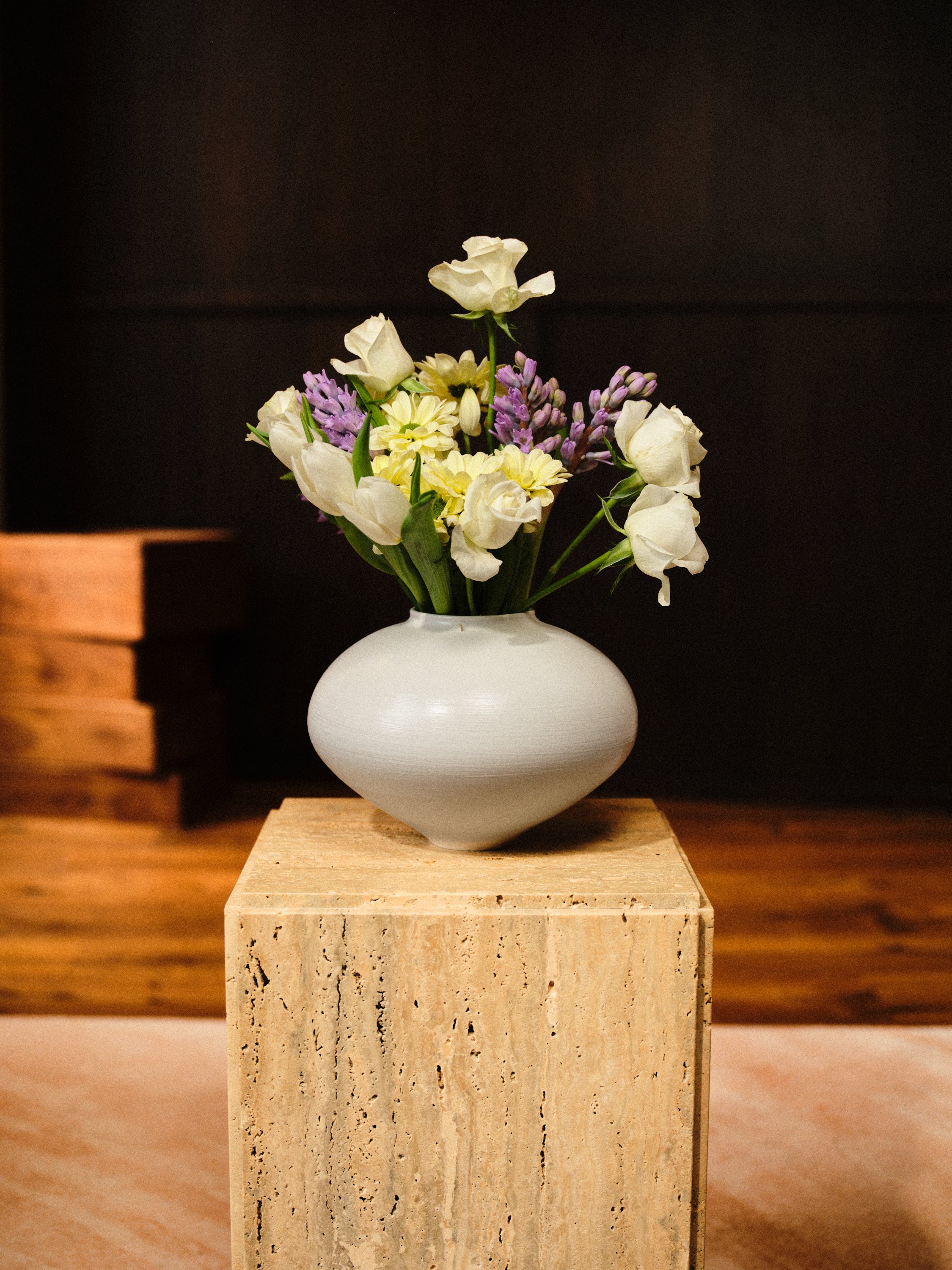 Ceramic Vase, White