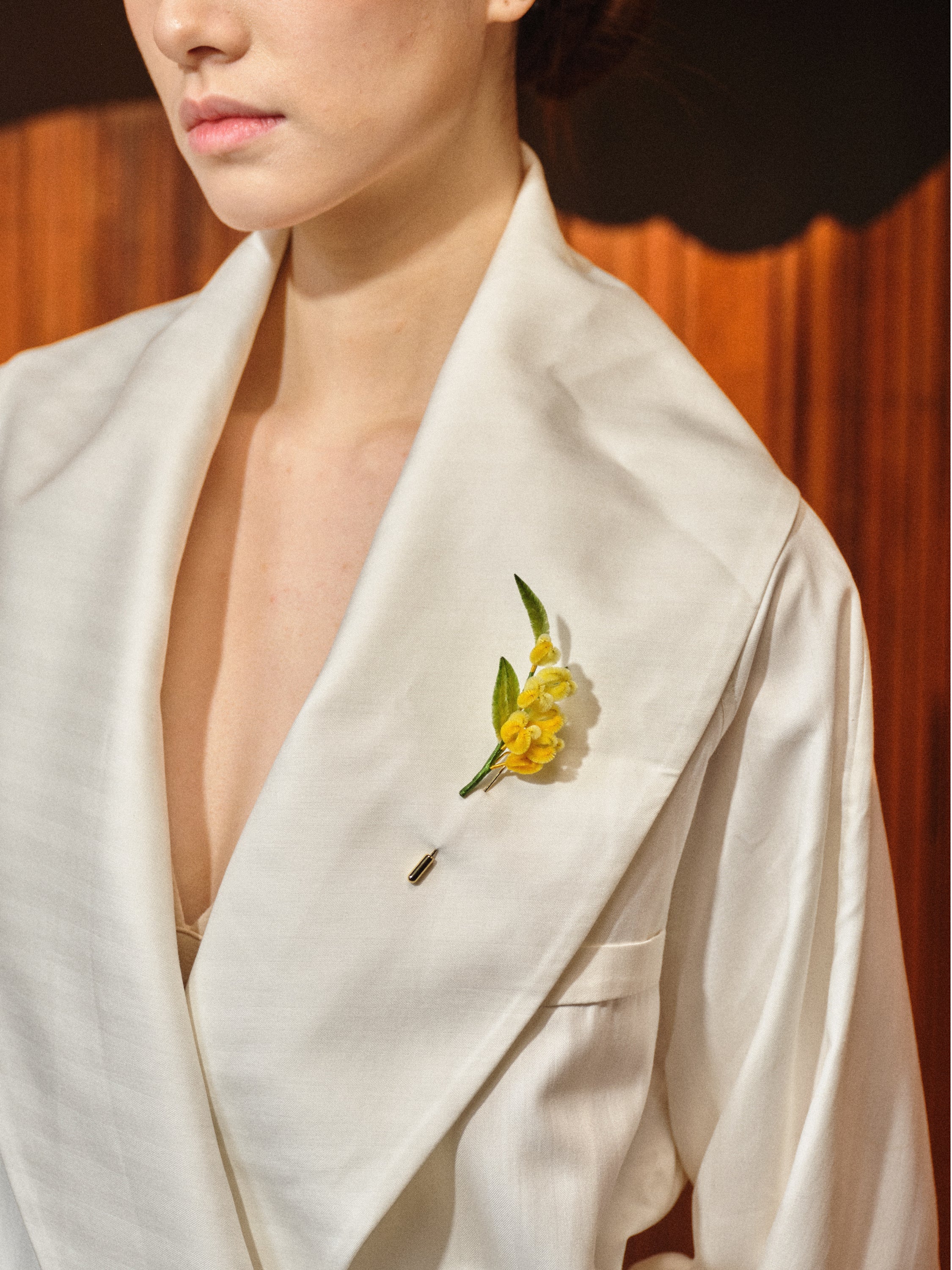 Ronghua Flower Brooch, Osmanthus